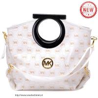 michael kors logo-print groot wit clutches Winkel Enschede mpu3t931